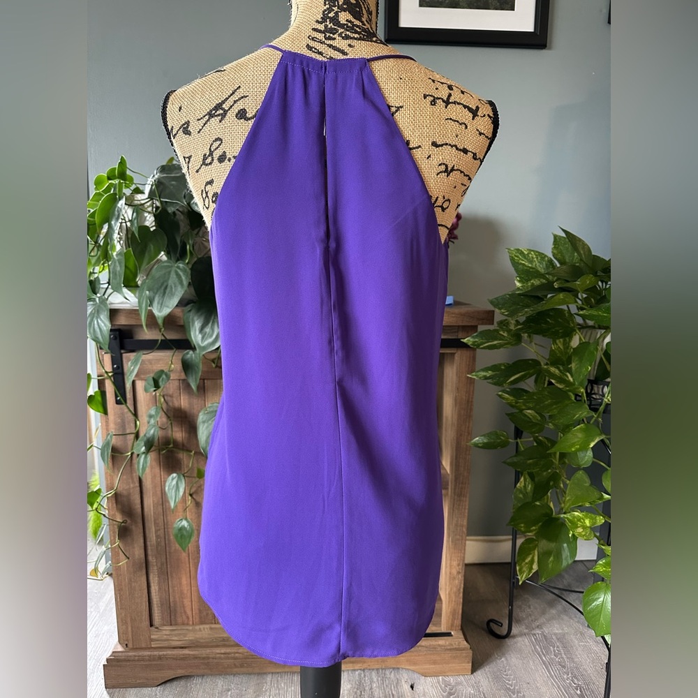 Express reversible blouse/tank (deep purple/lavendar) - Picture 3 of 5